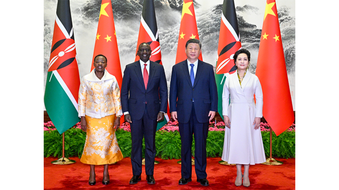 習(xí)近平同肯尼亞總統(tǒng)魯托會(huì)談